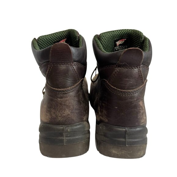Red wing work boots Men 11.5 steel toe ASTM F 2413-11 M/I/75C/75 EH‎ brown - Picture 4 of 6